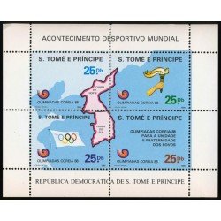 OLI1 Santo Tomás y Príncipe Nº 842/45 1988 JJOO Seúl MNH OLI1 Santo Tomás y Príncipe Nº 842/45 1988 JJOO Seúl MNH