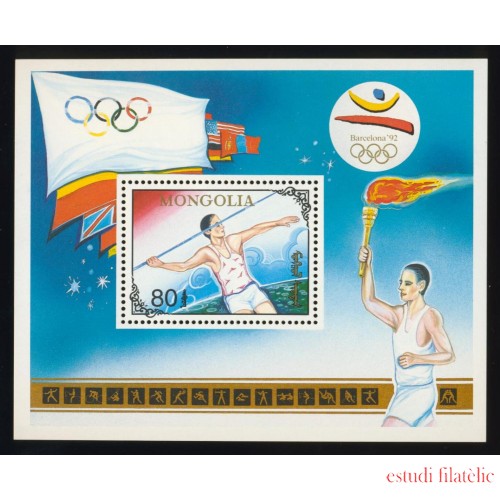 OLI1 Mongolia  HB 192  1992  JJOO Barcelona   MNH