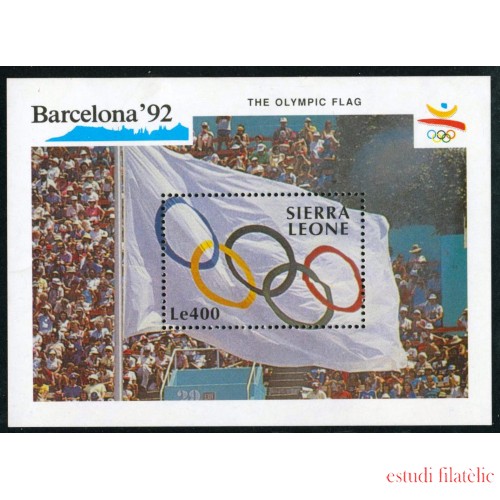OLI1 Sierra Leona Sierra Leone HB 142  1992  JJOO Barcelona  MNH