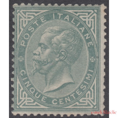 Italia Italy 14 1863/77 Vitorio Emmanuel MNH 