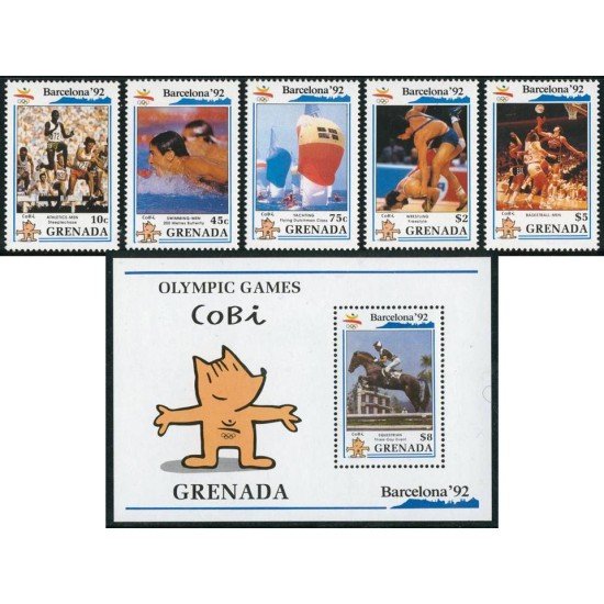 OLI1 Granada 1895/99 + HB 236 1992 JJOO Barcelona MNH OLI1 Granada 1895/99 + HB 236 1992 JJOO Barcelona MNH