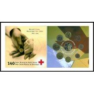 Bélgica 2004 Cartera Oficial Monedas € euro Set Cruz Roja