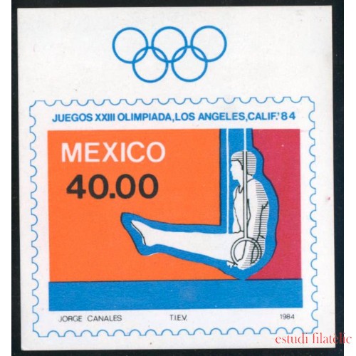 OLI1 Mexico HB 26 1984 XXIII Juegos Olímpicos Los Angeles MNH
