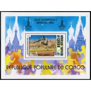 OLI1 Congo francés French Congo  HB 22 1980  JJOO Moscú  MNH  