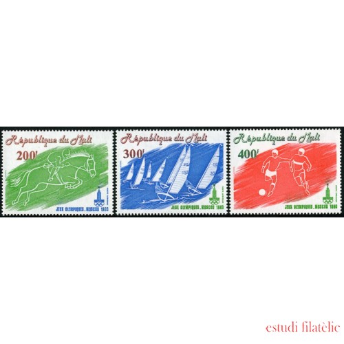 OLI2 Mali A 381/83 1980 JJOO Moscú MNH