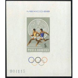 OLI2 Rumanía Romanaia HB 68 1968 JJOO Mexico MNH OLI2 Rumanía Romanaia HB 68 1968 JJOO Mexico MNH