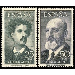 España Spain 1164/65 1955 - 1956 Fortuny Torres Quevedo MNH España Spain 1164/65 1955 - 1956 Fortuny Torres Quevedo MNH
