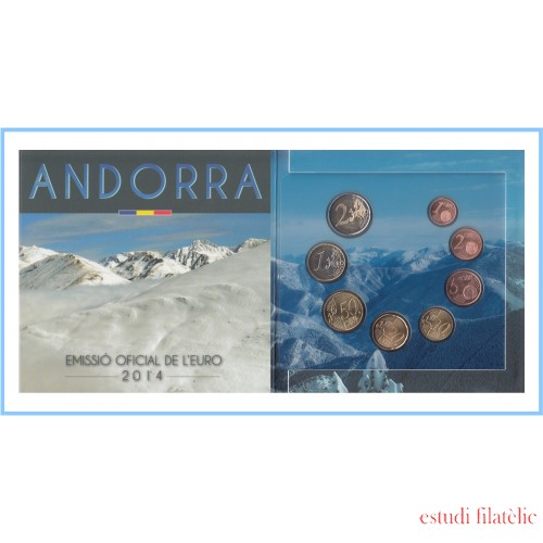Andorra 2014 Cartera Oficial Euros € 