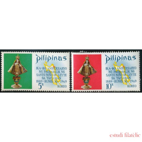 REL Filipinas Philippines  Nº 734/35  1969  MNH
