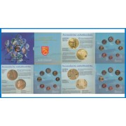 Finlandia 1999 - 2000 - 2001 Cartera Oficial Monedas € euros Estuche 3 Carteras 