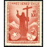 REL/VAR1 Chile A- 159 1955 Visitas recíprocas de los presidentes de Argentina y Chile MNH