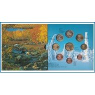 Finlandia 2003 Cartera Oficial Monedas € euros + Medalla Laponia
