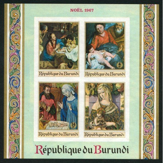 REL Burundi HB 21 1967 MNH REL Burundi HB 21 1967 MNH