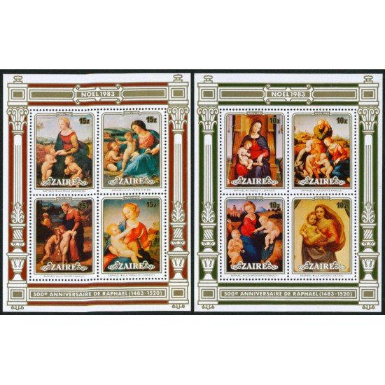 REL Zaire HB 32/33 1983 MNH REL Zaire HB 32/33 1983 MNH
