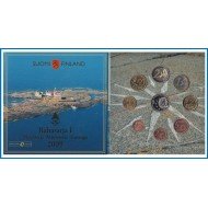 Finlandia 2009 I Cartera Oficial Monedas € euro + Medalla Faro del Mercado
