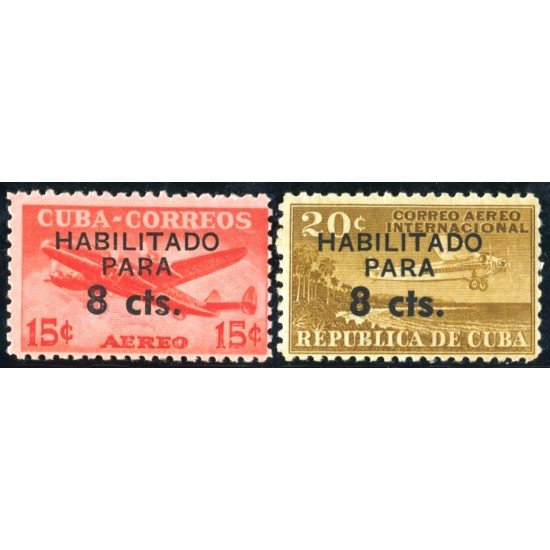 TRA1 Cuba A- 232/33 1961 XV Asamblea de las Naciones Unidas MNH TRA1 Cuba A- 232/33 1961 XV Asamblea de las Naciones Unidas MNH