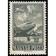 Hungría Hungary A 194 1957 Avión bimotor MNH