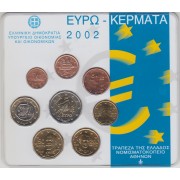 Grecia 2002 Cartera Oficial Monedas € euros