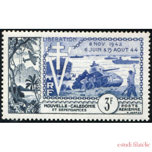 TRA1 Nueva Caledonia  Nº A 65   MNH