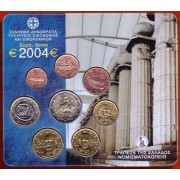 Monedas Euros Grecia Cartera 2004