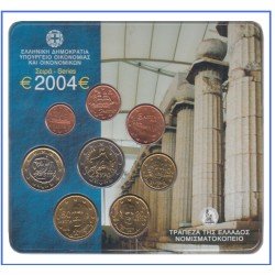 Grecia 2004 Cartera Oficial Blister Monedas € euro Grecia 2004 Cartera Oficial Blister Monedas € euro