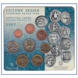 Grecia 2007 Cartera Oficial Monedas Blister € euro Grecia 2007 Cartera Oficial Monedas Blister € euro