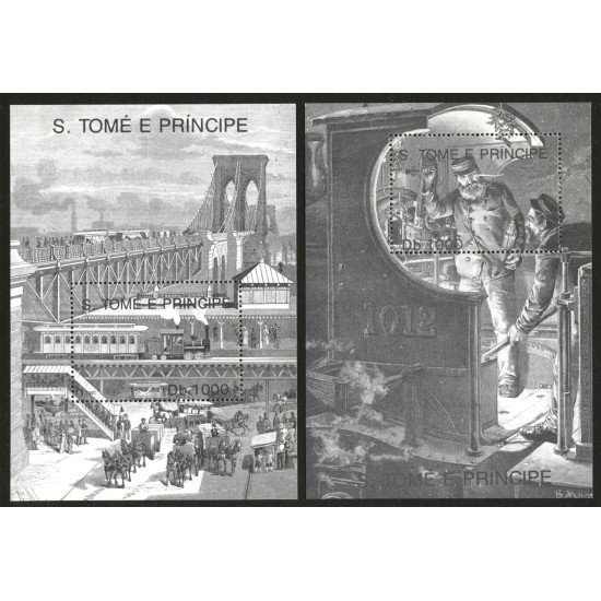 TRA1 Santo Tomás y Príncipe HB 114/15 1992 MNH TRA1 Santo Tomás y Príncipe HB 114/15 1992 MNH