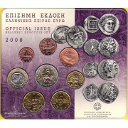 Monedas Euros Grecia Cartera 2008