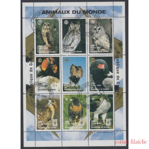 Guinea Guinee 1213/21 1998 Animales del Mundo en Minipliego