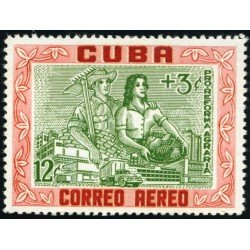 TRA2 Cuba Aéreo 195 1959 Pro-reforma Agraria MNH TRA2 Cuba Aéreo 195 1959 Pro-reforma Agraria MNH