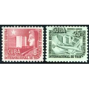 TRA2  Cuba A- 88/89 1953 Primer Congreso Internacional de Tribunales de cuentas MNH