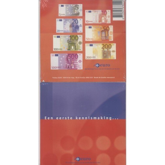 Monedas Euros Holanda Cartera (introducción al Euro)