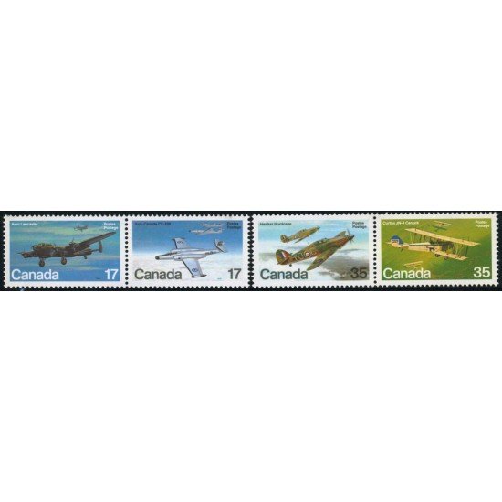 TRA2 Canadá 752/55 MNH TRA2 Canadá 752/55 MNH