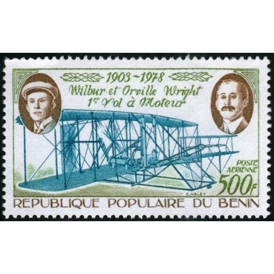 TRA2 Benín Nº A 291 1978 avión MNH TRA2 Benín Nº A 291 1978 avión MNH