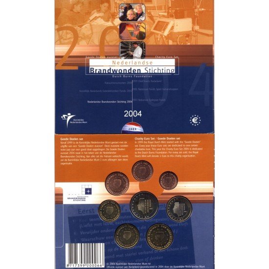 Monedas Euros Holanda Cartera 2004 Monedas Euros Holanda Cartera 2004
