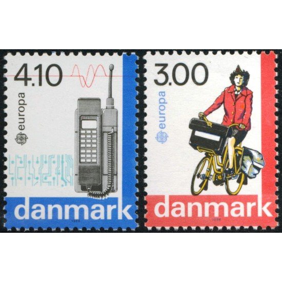 TRA2 Dinamarca Denmark Nº 924/25 1988 MNH TRA2 Dinamarca Denmark Nº 924/25 1988 MNH