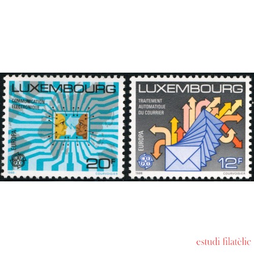TRA2  Luxemburgo  Nº 1149/50  1988  MNH