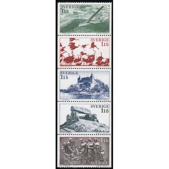 TRA2/FAU5 Suecia Sweden 1011/15 1978 Turismo Västergötland MNH TRA2/FAU5 Suecia Sweden 1011/15 1978 Turismo Västergötland MNH