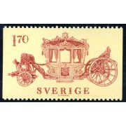 TRA2  Suecia Sweden 1020 1978 Carroza para la coronación de KarlXV  MNH
