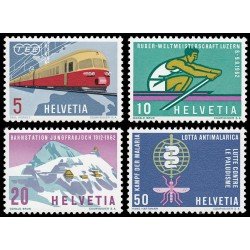 Suiza Switzerland 689/92 1962 Serie de propaganda MNH Suiza Switzerland 689/92 1962 Serie de propaganda MNH
