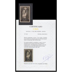Ifni Fotolito 1952 5 cts + 5 cts negro Día del sello colonial Fauna Ifni Fotolito 1952 5 cts + 5 cts negro Día del sello colonial Fauna