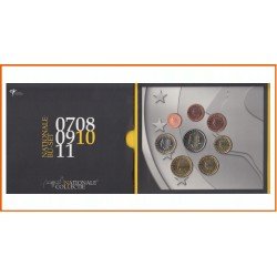 Holanda 2010 Cartera Oficial Monedas € euros BU Set Estrellas en el euro