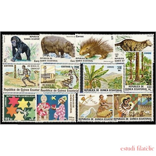 Guinea Ecuatorial Año completo Year complete 1983 MNH