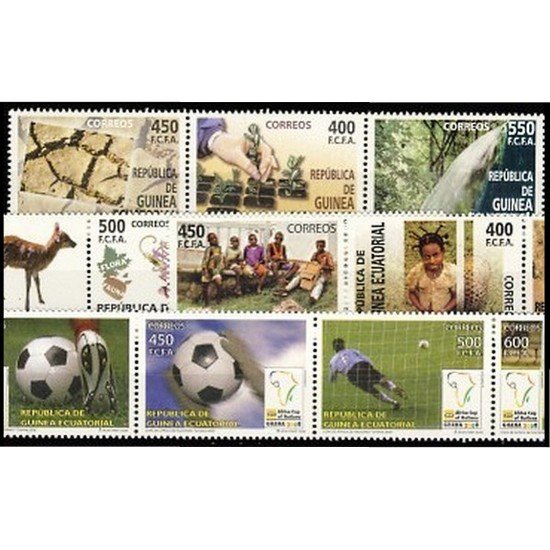Guinea Ecuatorial Año completo Year complete 2008 MNH Guinea Ecuatorial Año completo Year complete 2008 MNH