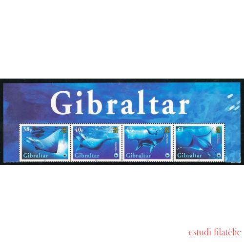FAU1 Gibraltar  Nº 1152/55  2006 Serie Rayas   MNH