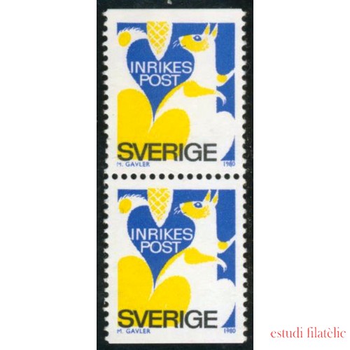 FAU1 Suecia Sweden Nº 1087A  1980  MNH