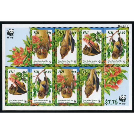 FAU1 Fiji Islas 813/16 en HB 1997 MNH