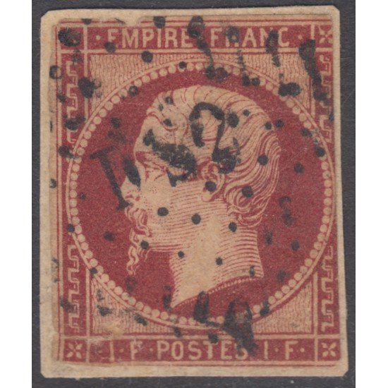 France Francia Nº 18 1862 Napoleón III Usado France Francia Nº 18 1862 Napoleón III Usado