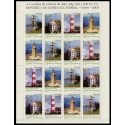 Guinea Ecuatorial 318/21 2003 Minihojita Faros lighthouse MNH Guinea Ecuatorial 318/21 2003 Minihojita Faros lighthouse MNH