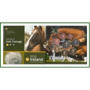 Irlanda 2010 Cartera Oficial Monedas € euro Caballos 
